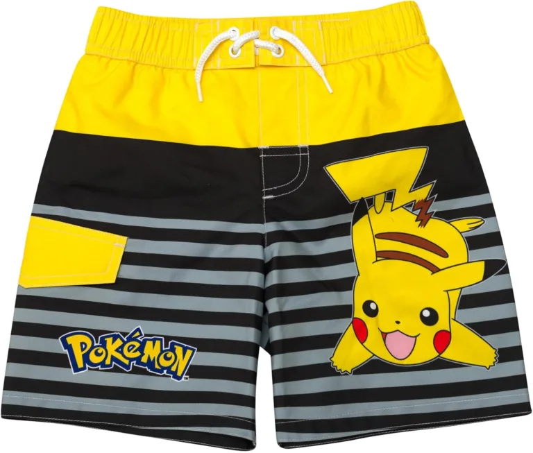 Pokemon UPF 50+ swim trunks for kids_best_review_1750492268
