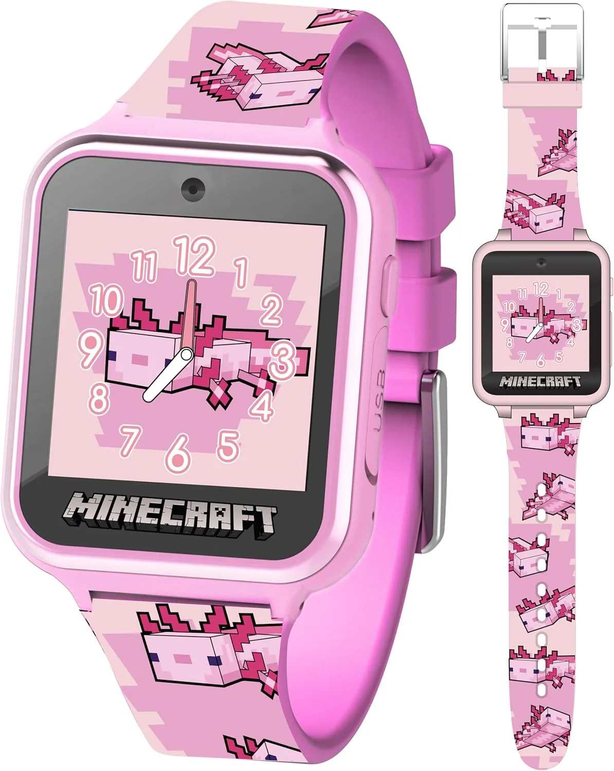 Minecraft Kids Smartwatch Axolotl_best_review_1752578679