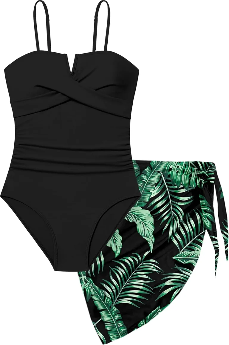girls one piece swimsuit with cover up_best_review_1753345178